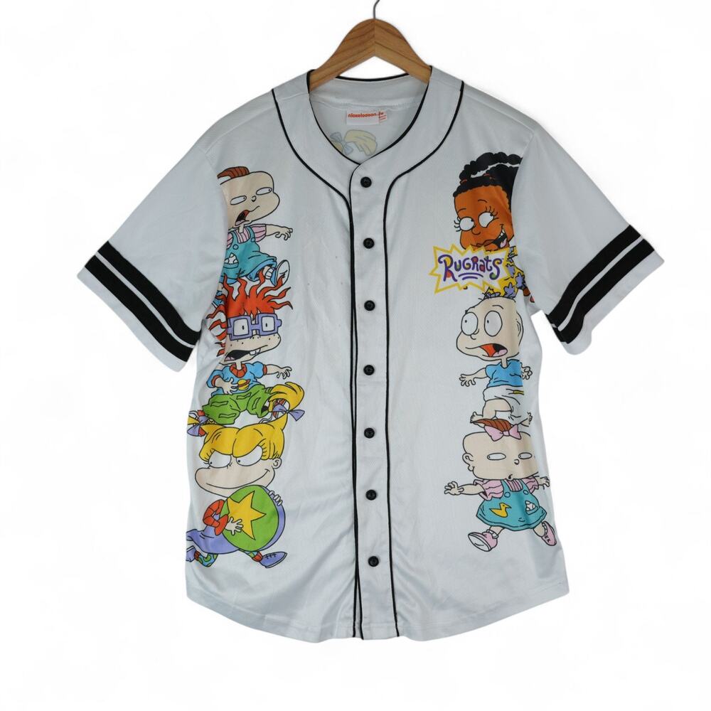 Nickelodeon Rugrats Baseball Jersey Adult M Vintage Style‎ Millennial Nostalgia